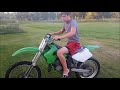 My First Ever Kawasaki Kx 125!!!