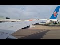 KLM Boeing 777-300 landing at Amsterdam Airport Schiphol's Polderbaan