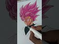 How to draw Goku Black Super Saiyan Rosé||drawing Goku Black||NJArtworks