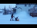 Cub Cadet SWE 524 Snow Blower In Action! ( First Storm! )