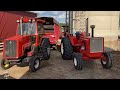 CHOPPING CORN SILAGE with Allis Chalmers Tractors