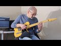 Jim Soloway playing squeaky clean tones on a Vola Vasti modern T-type guitar.