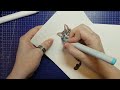 Copic Pet Portrait | Tabby Cat | Art Addicts Alliance March 2022