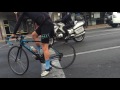 Aussie cop vs Cyclist.. KEEP TO THE BIKE LANE?!