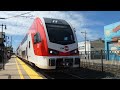 20 minutes of Caltrain Stadler KISS EMU testing