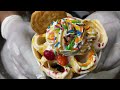 How make chilled FANTA to Ice Cream Rolls |ASMR| فانتا آئس کریم رولز