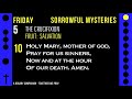 FRIDAY - SORROWFUL - Follow Along Rosary 15 Minute - SPOKEN ONLY