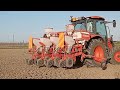 Semina Mais 2023 con Kubota M4072 + seminatrice Gaspardo - Sowing Mais -