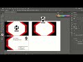 How to Create Busines Card in Adobe Illustrator / Business and Visiting Cards By AH Trainings