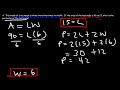 Area and Perimeter