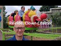 Cred 343-344: Riding Rollercoasters and other rides at Wicksteed Park, Kettering, England. July 2024