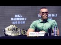 Conor McGregor vs. Nate Diaz 2 Press Conference