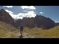 Crossing the Pass at Bundergrat (2456m), between Kandersteg and Adelboden.