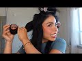 AT HOME 90'S LAYERS HAIR CUT, BLUE BLACK HAIR DYE, AND BLOWOUT TUTORIAL