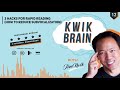 Kwik Brain Episode 12: THREE Hacks for Rapid Reading