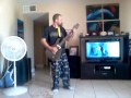 Hubby rocking out