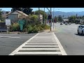 Old ICC traffic light with Dialight pedestrian signal (85-SP Onramp & S De Anza Blvd)