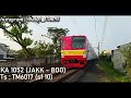 Suasana Pagi Hari di Bojong Gede dengan Aktivitas Lalung Lalang KRL | Hunting KRL Gapeka 2023