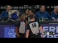 Devin Booker and Jaden McDaniels SEPARATED after hard screen & altercation | NBA on ESPN