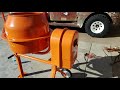 harbor freight cement mixer review MUST WATCH TO AVOID FRUSTRATION part 2