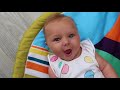 4 Month Baby Update | Rolling Over, Sitting Up, Touching Toes and Really Lauging