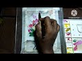 painting of a Flower bouquet using watercolor | #watercolour #painting
