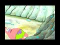 Patrick Star rolling down a hill