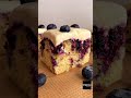 Lemon Blueberry Poke Cake! Recipe tutorial #Shorts