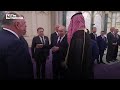 Russian President Vladimir Putin meets Saudi Crown Prince Mohammed bin Salman