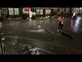 Severe Thunderstorm & Flooded Street in Vietnam