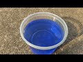Sky Reflection On Blue Water Bubble | Film by Sarath