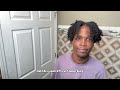 Taking Out Juicy Two Strand Twist After A Month ( Mens Twist Out Tutorial )