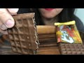 ASMR | CHOCOLATE COVERED COOKIE BAR (BIG THUNDER)【EATING SOUND】