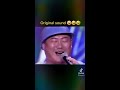 Chinese laughing man singing