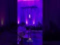 Purple, White, & Gold Wedding Featuring a Custom Cake Swing Display | Royal Luxury Events