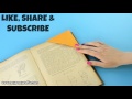 How to Make DIY Origami Corner Bookmarks