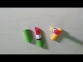 How to make paper lipstick | diy lipstick | paper lipstick