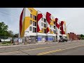 Driving Around Detroit Ghetto - Core City in 4k Video