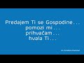 Molitva Duhu Svetome za promjenu, molitva potpunog predanja Ocu, Sinu i Duhu Svetome ...