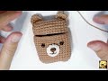 How to crochet Airpod cases: 5 Animal style (US English Pattern)