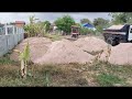 Bulldozer Cat and dump truck ,Bulldozer Cat Pushing Dirt and Dump Truck,New bulldozer work.