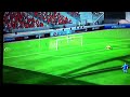 amazing goal on fifa 11 by totti