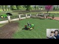 Mowing Millionaires mansion before he gets home | Farming Simulator 19