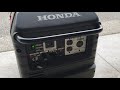 Honda EU3000is generator