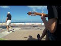 Nylon string jazz played by the Mediterranean sea and sun @mileguitar