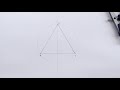 Construct an equilateral triangle inscribed a given circle