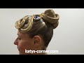 Fun with the High Bun - Ballroom Dancing Hairstyle