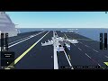 Su-33 Turns off gravity | Aircraft carrier | Roblox