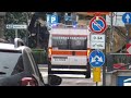 PASSAGGIO AMBULANZA ATA SOCCORSO DI MILANO IN SIRENA