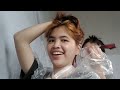 DYEING MY HAIR RED WITHOUT BLEACHING | Janine Rivera